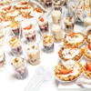 100 Count Plastic Spoons,Heavy Clear Plastic Spoons, Plastic Silverware,Premium Disposable
