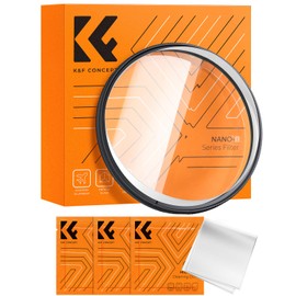 K&F Concept 67mm Unilateral Blur Ghost Motion Filter Super Speed Effects for Camera Lens Clear Optical Glass with Cleaning Cloth