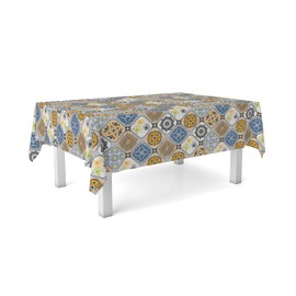 Martina Home JUCAR Oilcloth Tablecloth Blue 140 x 140 cm