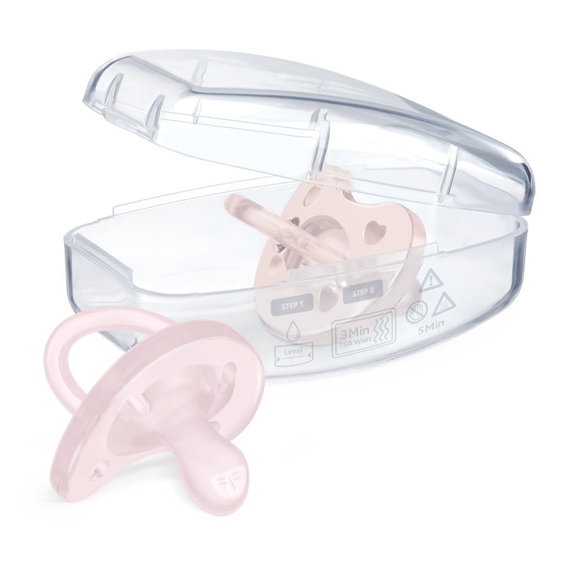 Chicco PhysioForma Pacifier Set 0-6 Months for Girls, Set of