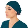 BEE ON Teal Two Pack Surgical Caps with Adjustable Cords