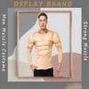 DSplay Adult Muscle Shirt Costumes for Men