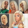 ASUTTRY 613 Blonde Bob Wig Human Hair 200 Density 13x4