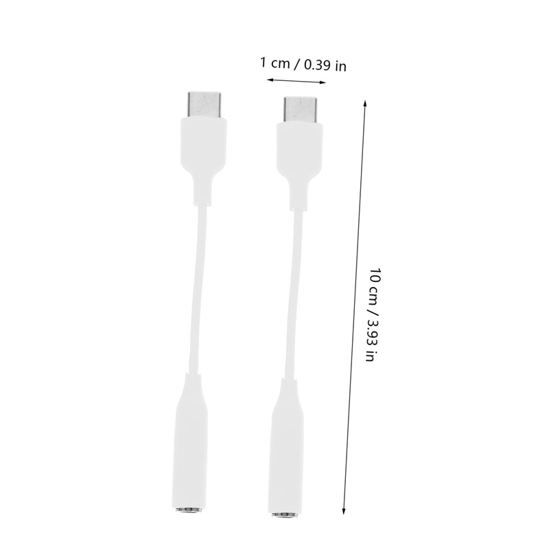 COHEALI 3pcs USB C to Audio Adapters High Fidelity Type