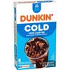 Dunkin’ Cold Iced Coffee, Powdered Instant Coffee Packs, 6 Count