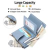 GAEKEAO Small Wallets for Women Leather RFID Blocking Bifold Zipper