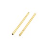 uxcell 100pcs R50-2S 0.86mm Dia 17.5mm Length Metal Test Probe