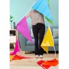 Bunting XL White 10 metres long, 15 Triangle Flags, Plastic