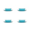 Fox Run Melamine Dinnerware Set Teal, 10"