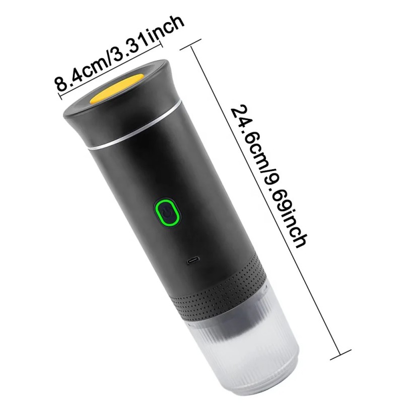 Electric Travel Coffee Maker, Portable Espresso Machine with Heating Function,