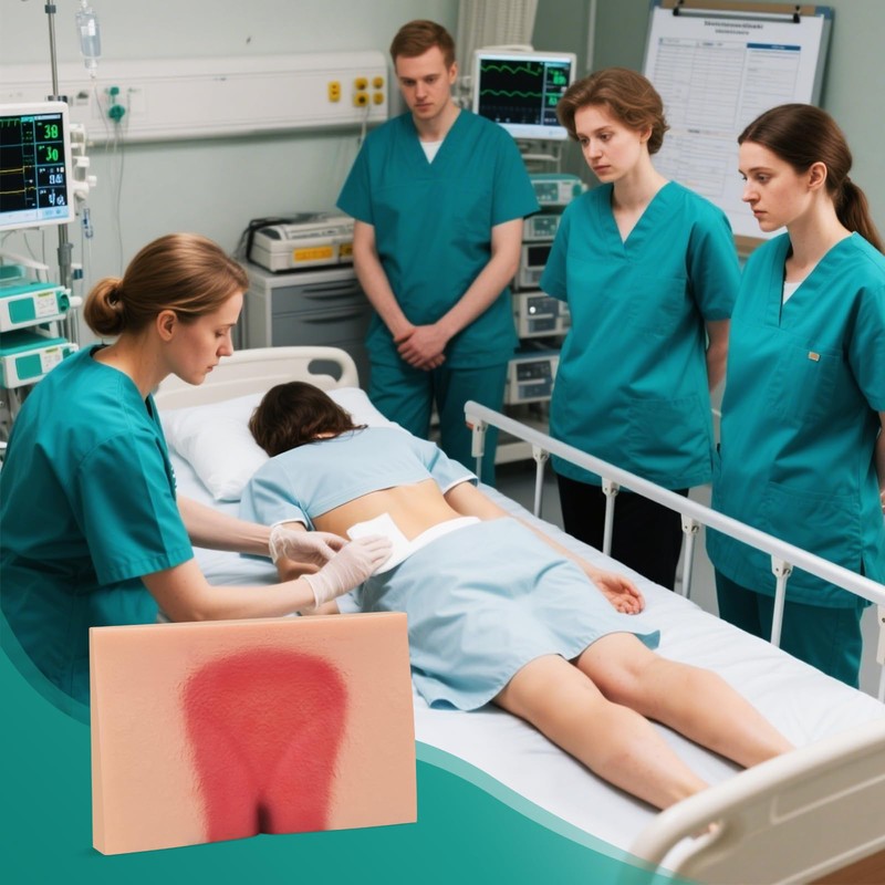 MedEduQuest Decubitus Ulcer Wound Care Model, Bedsores Model, Pressure Injury