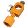 CGA320 CO2 Refilling Adapter with Pressure Gauge Soda Refill Quick