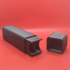 Dyer Straights LLC Modern Straight Razor Double-Coffin Box. Travel/Storage Case. Fits Most Razors