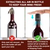 [2 PACK] Wine Bottle Stoppers,Real Vacuum Stoppers,Reusable Wine Preserver,Wine Corks