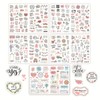 Levigo Wedding Scrapbook Stickers 5 Sheets Wedding Scrapbooking Supplies (PZ002)