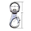aiai Stainless Steel Swivel Snap 15-519 A1