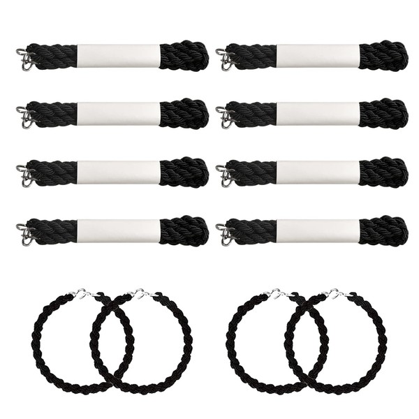 QincLing 20 Pieces Elastic Boot Straps Trouser Twists Leg Ties