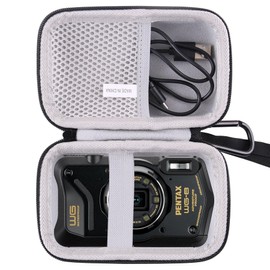 WAIYUJP Storage Case Compatible with PENTAX WG-8/WG-90/Ricoh RICOH WG-7/WG-6/WG-80/WG-70 Digital Camera Protective Carrying Storage Case, gray, Case