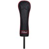 Titleist TA9NLHC-HB Genuine Leather Utility Headcover Black TA9NTLHC