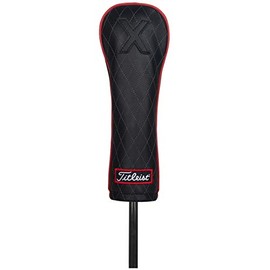 Titleist TA9NLHC-HB Genuine Leather Utility Headcover Black TA9NTLHC