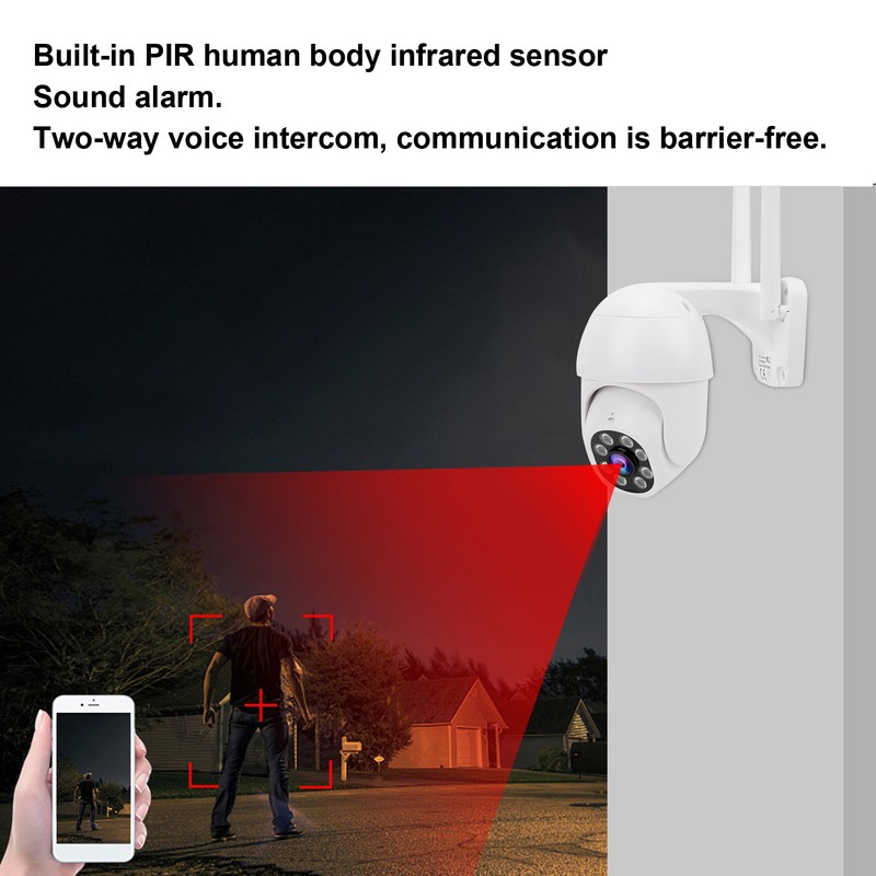 Wireless Camera HD 1080P Infrared Night Vision 2‑Way Voice Intercom