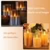 3pcsVelas decorativas,Velas Eléctricas Sin Llamas,Velas led,velas electricas,Velas de pilas con