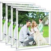 Chunful 4 Pack Clear 16 x 20 Inch Acrylic Wall