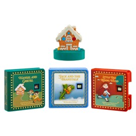 Little Tikes Story Dream Machine 3 Fairy Tale Story Collections, Hansel and Gretel and More, Bonus Character. Praojects Storytime for Kids, Audio Play, Fun Toy, Ages 3+ Years