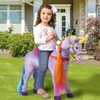 HUTRADE Fun & Vibrant Hobby Horse Rosettes - 4 Pack