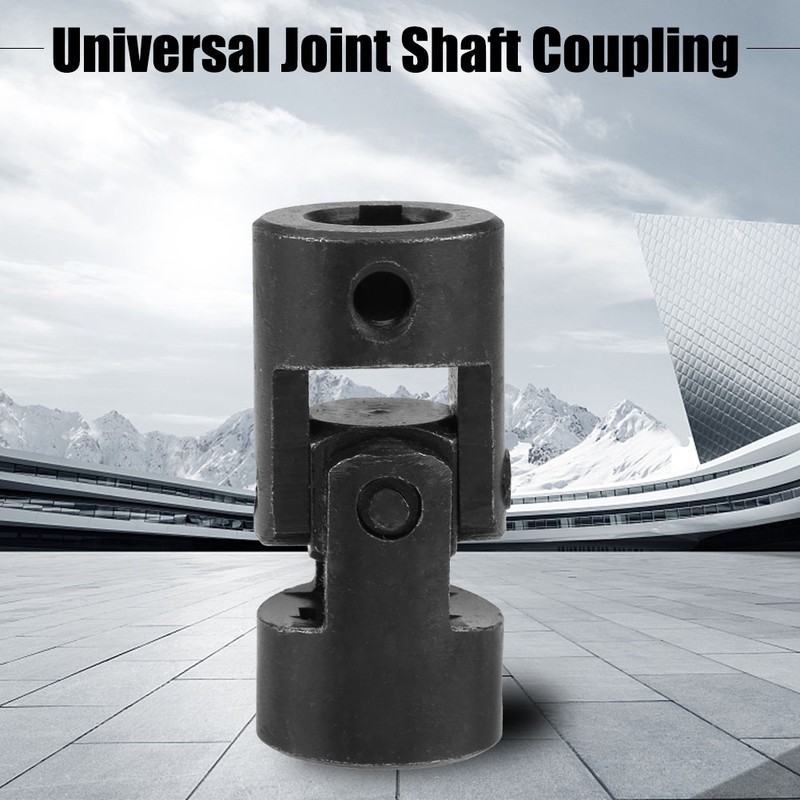 Shaft Coupling Motor Connector DIY Steering Universal Joint with Keyway