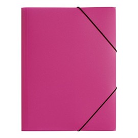Pagna A4 Lucy Trend Colour Elasticated Folder - Pink/Orange/Green/Blue