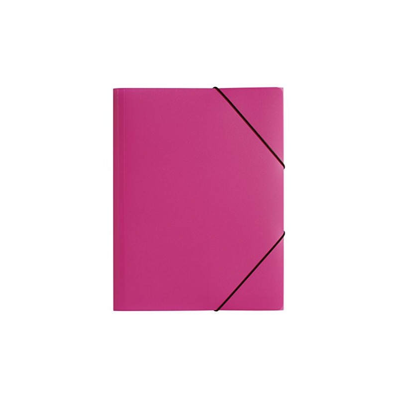 Pagna A4 Lucy Trend Colour Elasticated Folder - Pink/Orange/Green/Blue