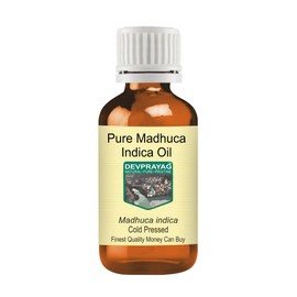 Devprayag Pure Madhuca Indica Oil (Madhuca Indica) Natural Therapeutic Grade Cold Pressed 50ml (1.69 oz)