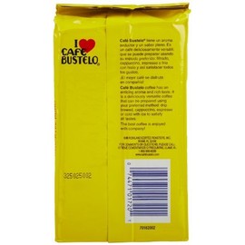 Café Bustelo Espresso Coffee, Vacuum Packed 10 Ounce (Pack of 5)