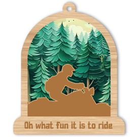 BlinkWishes Motorcycle Christmas Ornament, Motorcycling Christmas Ornament for Motor Lover, Motor Enthusiast Keepsake, Xmas Gift for Bikers, Riders Christmas Tree Decor