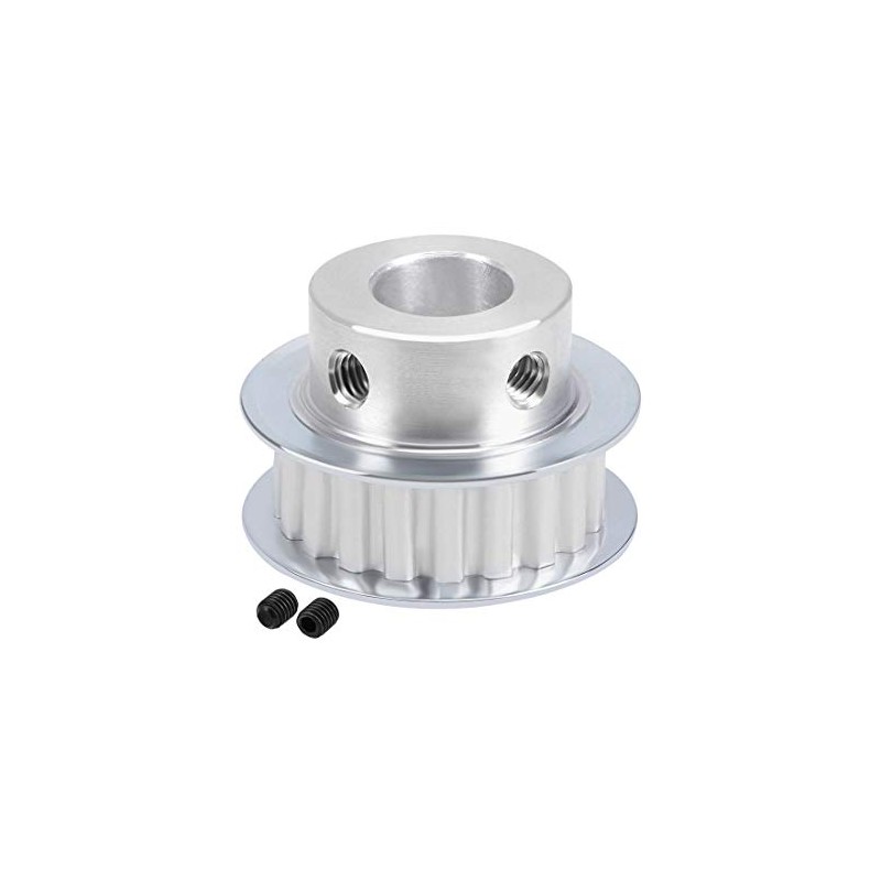 sourcing map Aluminium XL Timing Belt Pulley Flange for 10