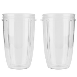 2Pcs Juicer Cup Transparent Mug Replacement Food Blender Accessory Fit for 600W 900W