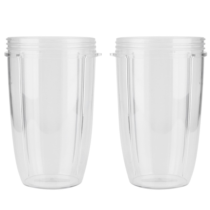 2Pcs Juicer Cup Transparent Mug Replacement Food Blender Accessory Fit
