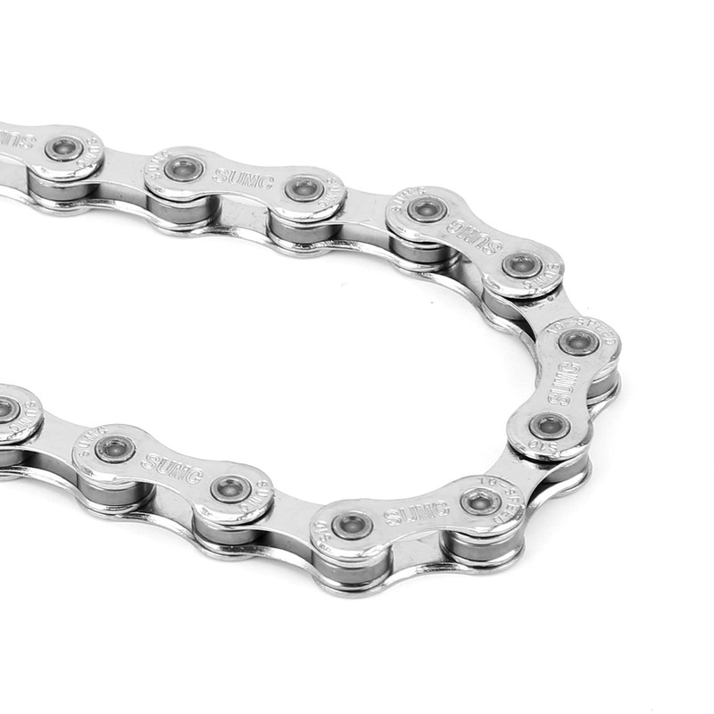 VGEBY Bicycle Chain 10 Compartments, 110 Links Reusable Bicycle Chain