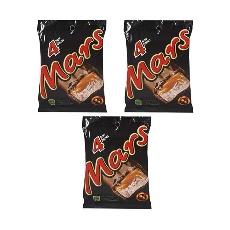 Mars Chocolate Candy Bar, 2.2 oz, Caramel, Nougat, Milk Chocolate