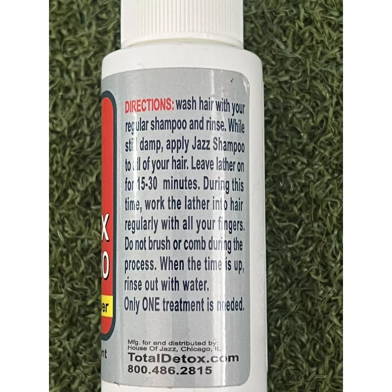 Jazz Total Detox Shampoo - 2 oz - Toxin Remover