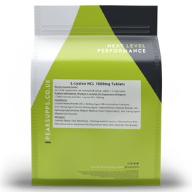 L-Lysine 1000mg - 30 Tablets (1 Month Supply) - Vegan