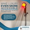 MineralStream LED Ionic Shower Head with Hose | High Pressure