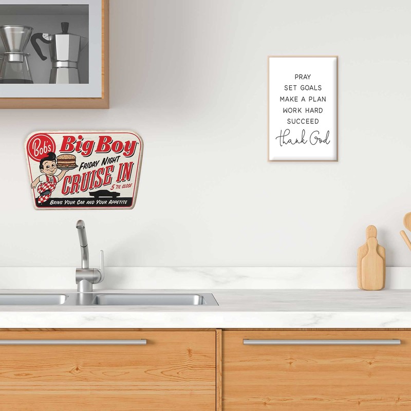 Bob's Big Boy Friday Night Cruise In Wood Wall Decor