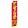 Fries Swooper Feather Advertising Flag - Great for Businesses, Shops,