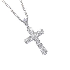 Bling Religious Cross Diamond Car Accessories for Women, Crystal Car Rear View Mirror Charms Car Decoration, Lucky Hanging Interior Ornament Pendant