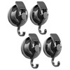SOCONT Heavy Duty Vacuum Suction Cup Hooks, Gun Silver Plated
