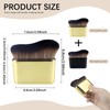 2pcs Self Tanner Brush Body Makeup Brushes Liquid Foundation for
