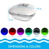 MAGIC TIME INTERNATIONAL LTD Ripple: Floating Pool Lights - Solar