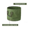 Garden Waste Bag Collapsible Canvas Reusable Water Resistant Garden Yard